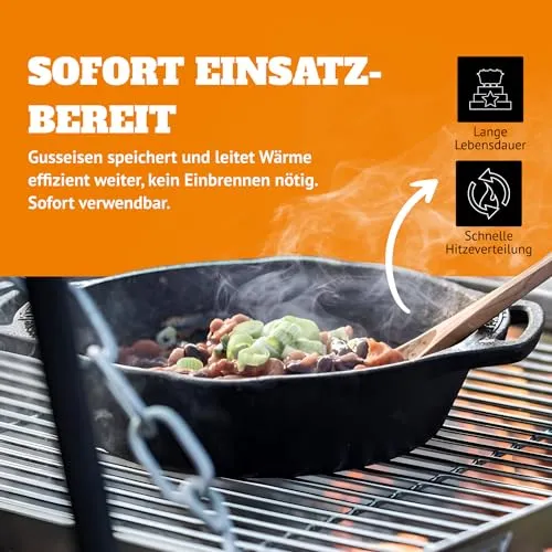 Petromax Gusseisen-Feuerpfanne 3