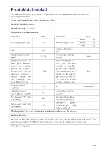 PKM GSP9-4ES 4
