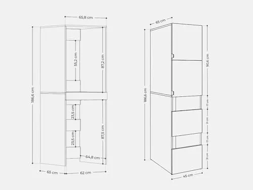 PLATAN ROOM Hochschrank 6