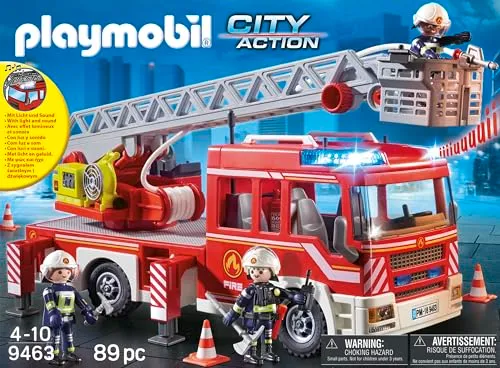 PLAYMOBIL Feuerwehr-Leiterfahrzeug 3