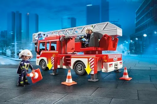 PLAYMOBIL Feuerwehr-Leiterfahrzeug 4