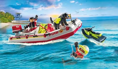 PLAYMOBIL Feuerwehrboot 71464 2