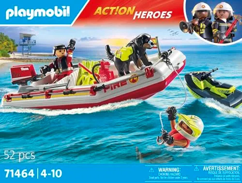 PLAYMOBIL Feuerwehrboot 71464 3