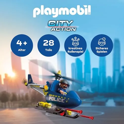 PLAYMOBIL Polizeihelikopter 72080 2