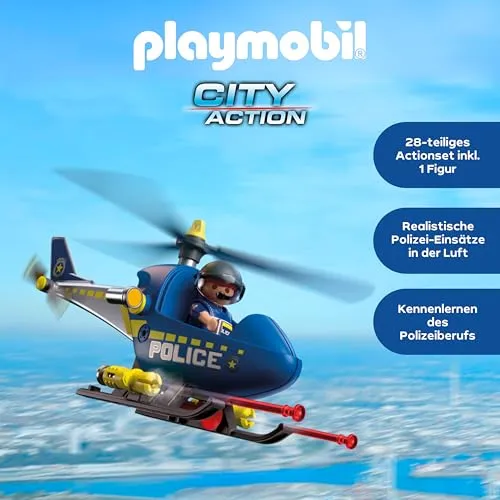 PLAYMOBIL Polizeihelikopter 72080 3