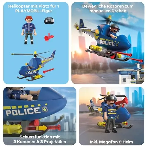 PLAYMOBIL Polizeihelikopter 72080 4