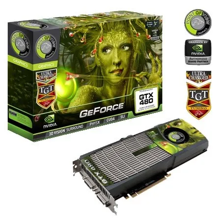 Point of View Geforce GTX 480 1536 MB DDR5 Ultra Charged