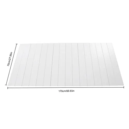 POTYYH Faltbare PVC Badewannenabdeckung 2