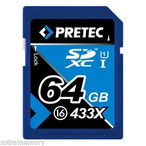 Pretec 64GB SDXC UHS-I 433x