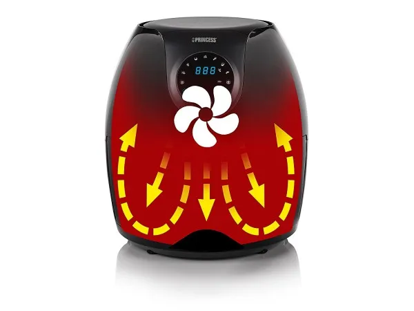 Princess XXL Heißluftfritteuse Aerofryer 5,2 Liter 3