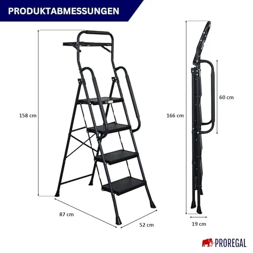 PROREGAL Profi-Trittleiter 2
