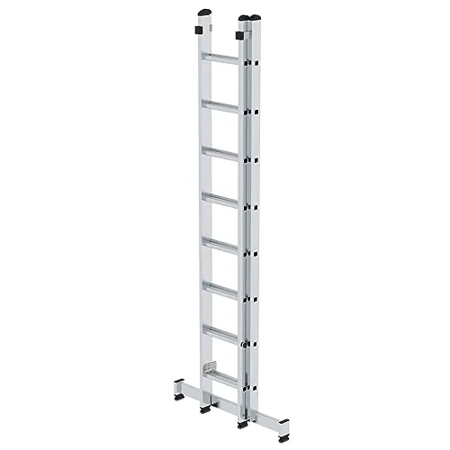 PROREGAL Sprossen-Schiebeleiter 2x8 2
