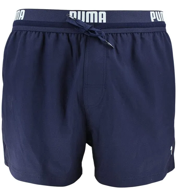 PUMA Swim Logo Shorts Length