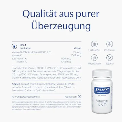 Pure Encapsulations Vitamin K & D 4