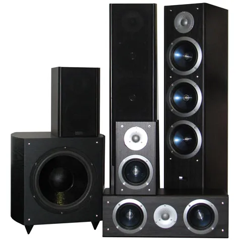 Pure Acoustics 100F, 100C, 100S, Sub RB 1200