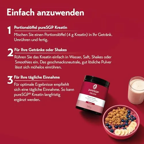 pureSGP Kreatin Monohydrat 5