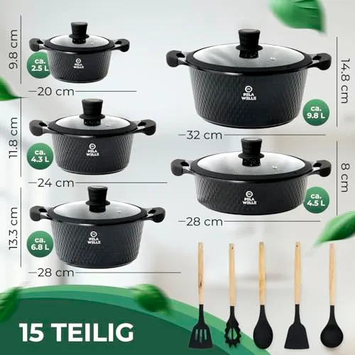 PW PELA WELLE Topfset Induktion UC 2