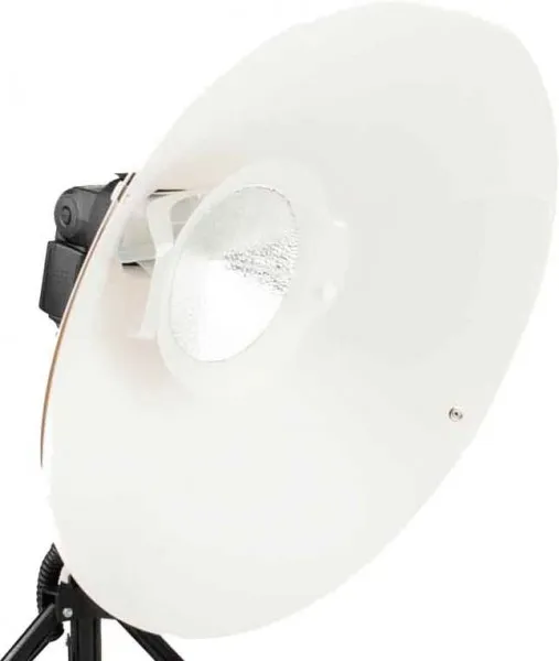 Quenox Beauty-Dish 47cm für Aufsteckblitze mit Diffusor