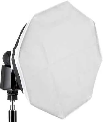 Quenox Mobile Studio Softbox 30 cm für Aufsteckblitze