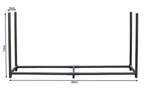 QUICK STAR Kaminholzregal 2