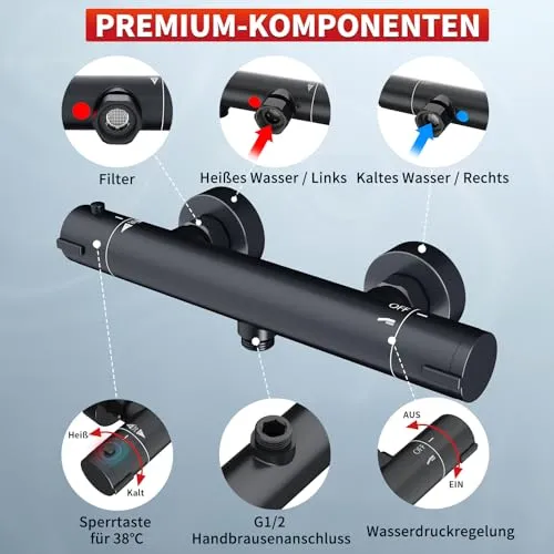 Rainsworth Duscharmatur 6