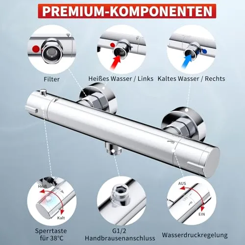 Rainsworth Duschthermostat 6