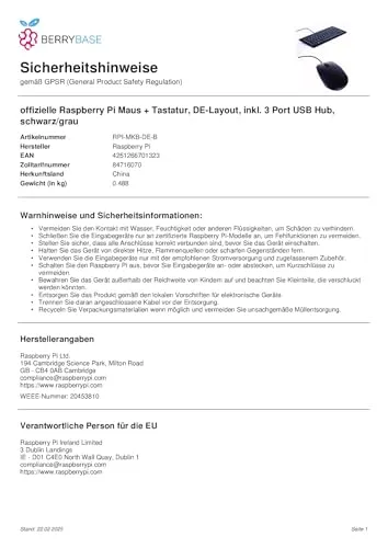Raspberry Pi Maus + Tastatur 6