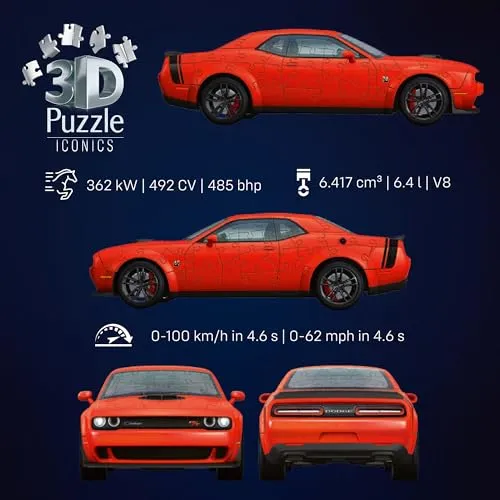 Ravensburger Dodge Challenger R/T Scat Pack Widebody 6