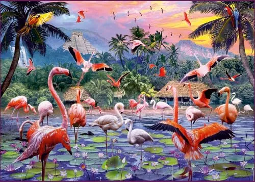 Ravensburger Puzzle Pinke Flamingos 2