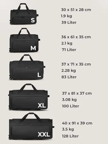 REDOLZ Trolley-Reisetasche S 5