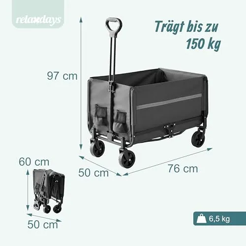 Relaxdays Bollerwagen
