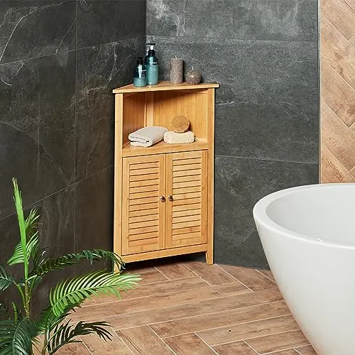 Relaxdays Eckschrank 4