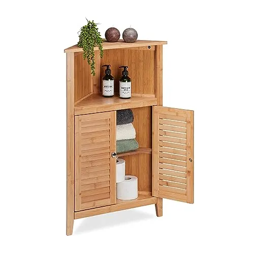 Relaxdays Eckschrank 3