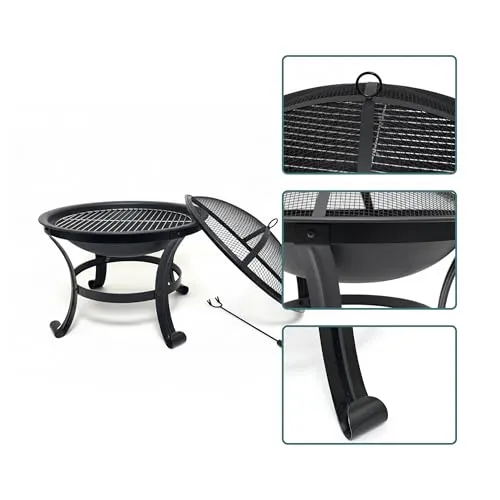 Relaxdays Feuerschale 3