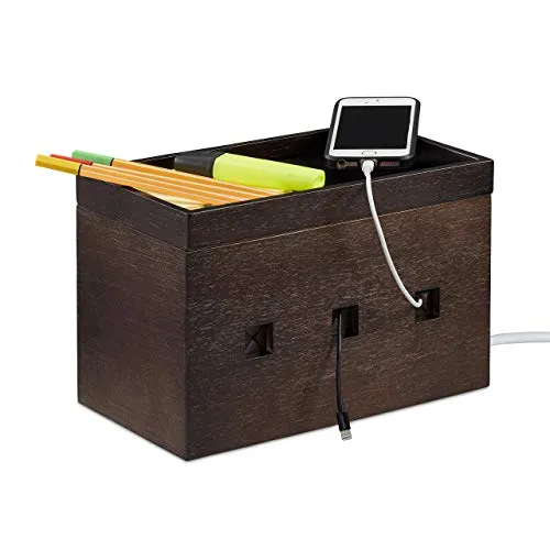 Relaxdays Kabelbox 3