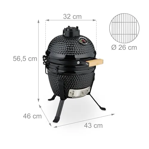 Relaxdays Kamado Grill UC 5