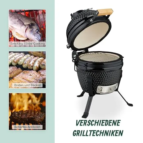 Relaxdays Kamado Grill UC 6