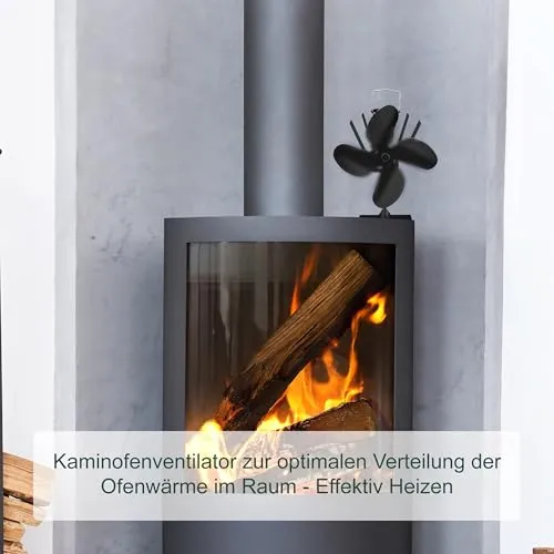 Relaxdays Kaminventilator UC 2