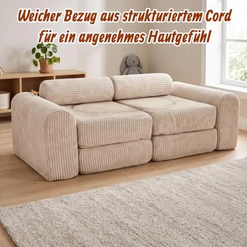 Relaxdays Kinder-Spielsofa 3