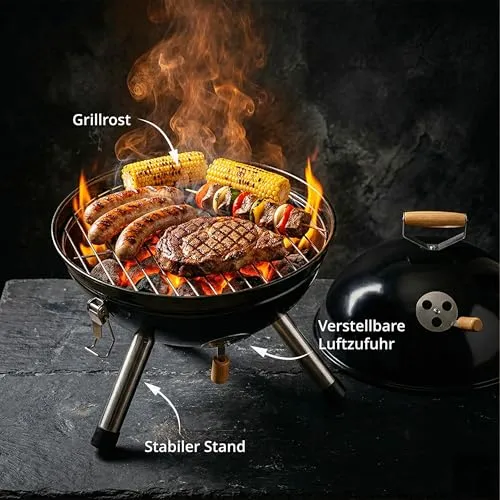 Relaxdays Mini Kugelgrill 3