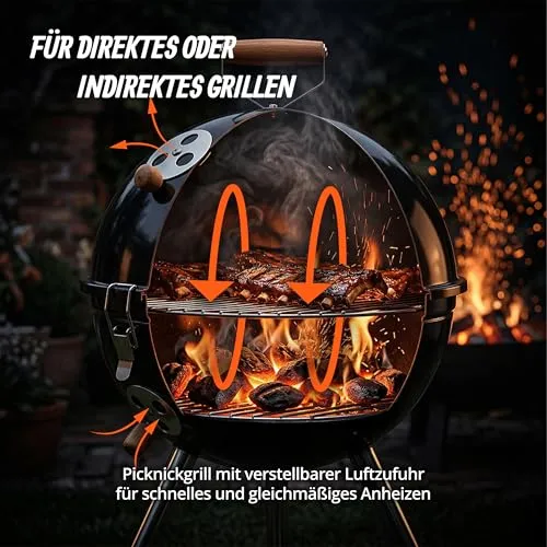 Relaxdays Mini Kugelgrill 4