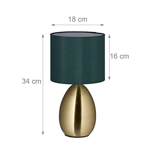 Relaxdays Nachtischlampe UC 4