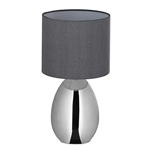 Relaxdays Nachttischlampe
