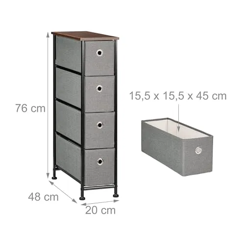 Relaxdays Nischenregal 3