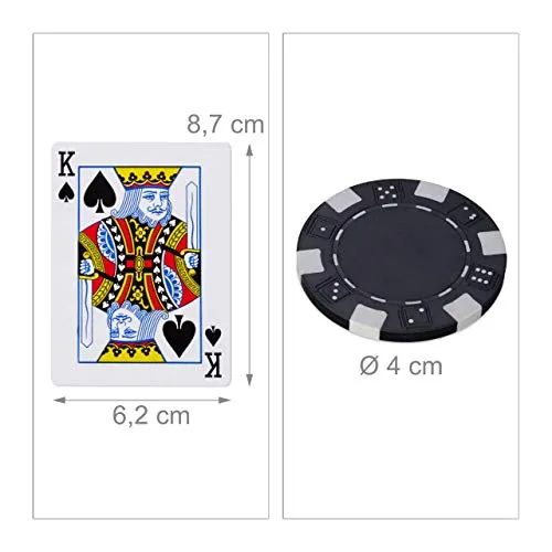 Relaxdays Pokerkoffer 4
