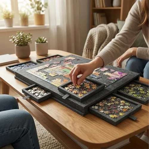 Relaxdays Puzzlebrett 2