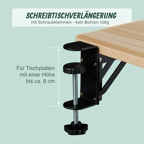 Relaxdays Schreibtischverlängerung 4