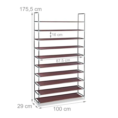 Relaxdays Schuhregal 3