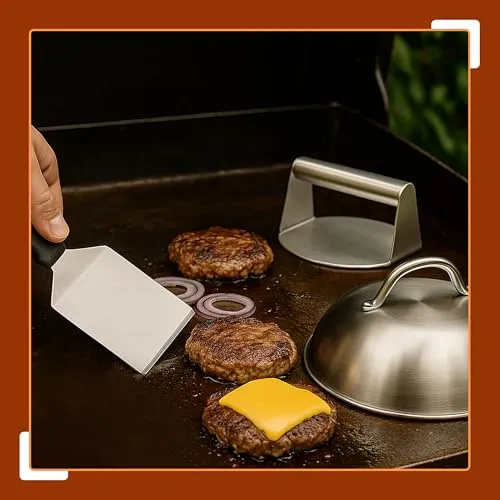 Relaxdays Smash Burger Set 2