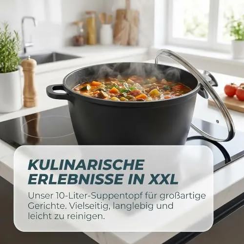 Relaxdays Suppentopf XXL 3